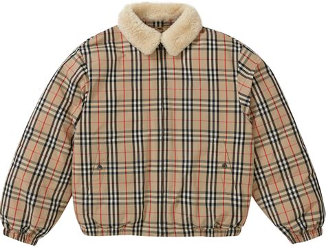 supreme burberry preview|supreme x burberry puffer jacket.